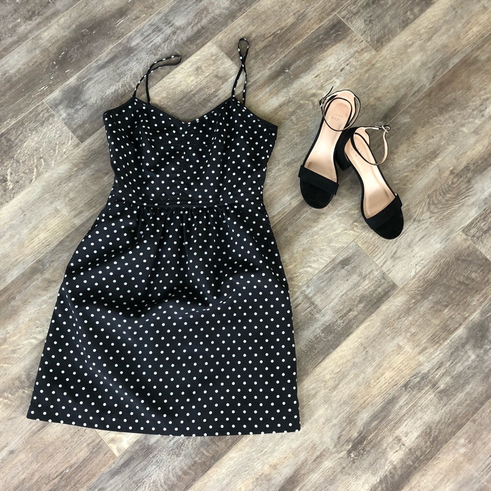 J. Crew Factory Poke-a-Dot Mini Dress